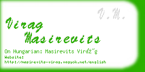 virag masirevits business card